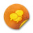 Orange sticker badges 212 Icon